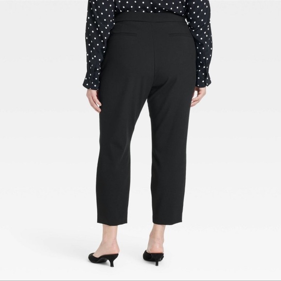 A New Day Women's Black High-Rise Skinny Ankle Pants - Picture 3 of 3
